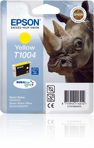 Singlepack Yellow T1004 DURABrite Ultra Ink