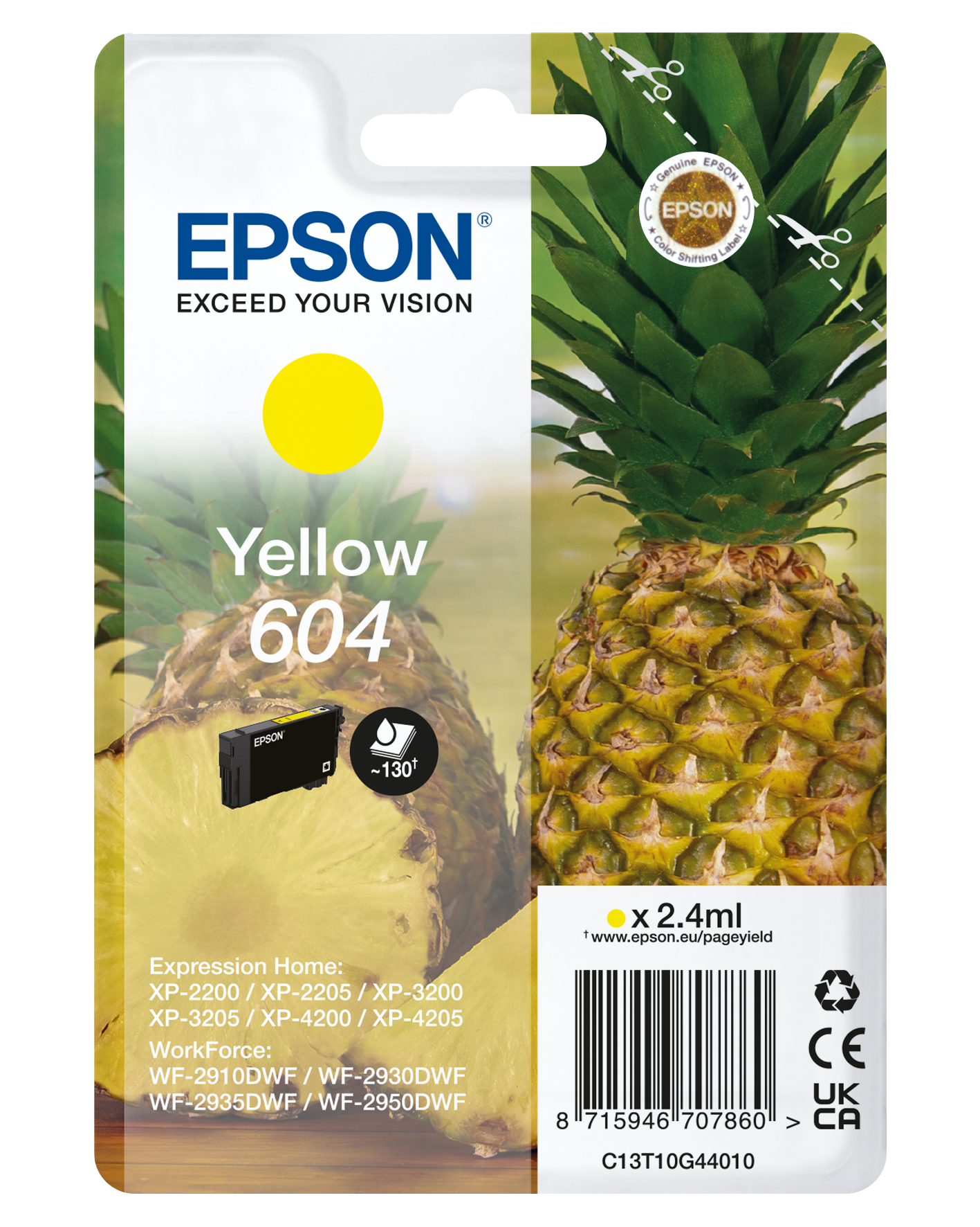 Singlepack Yellow 604 Ink | Ink Consumables | Ink & Paper