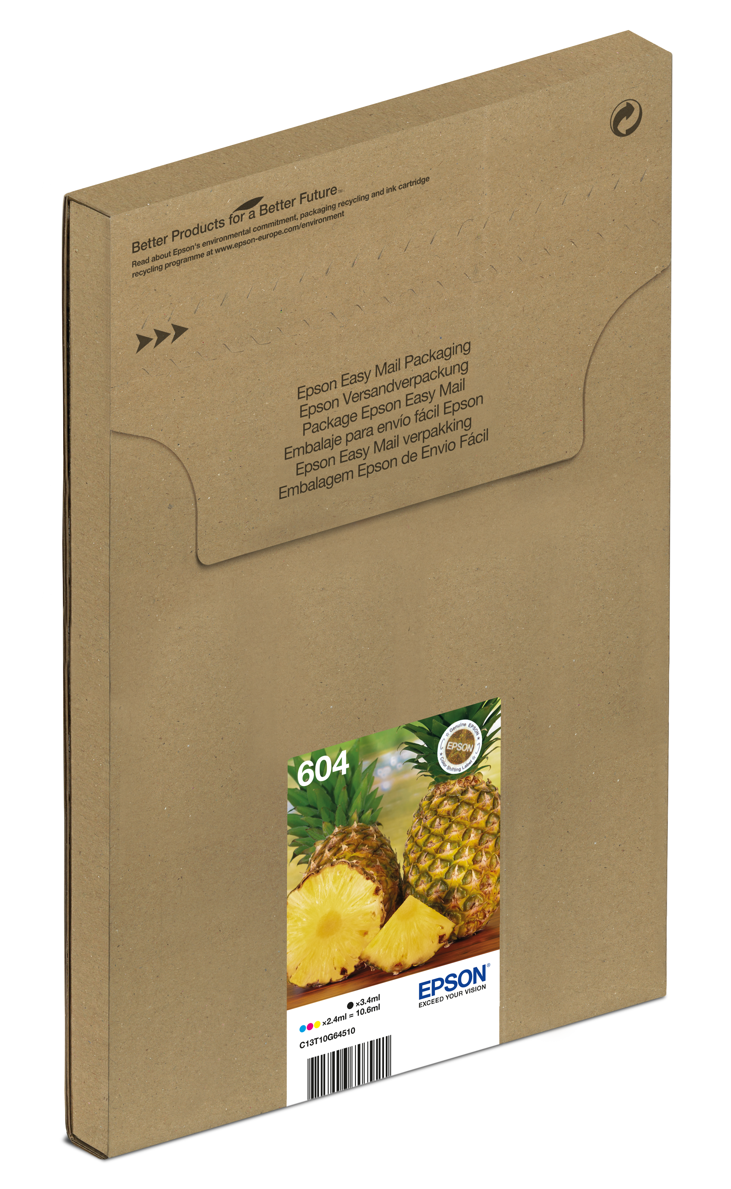 Acheter Multipack encre Epson 604 Ananas CMY+S (C13T10G64010)