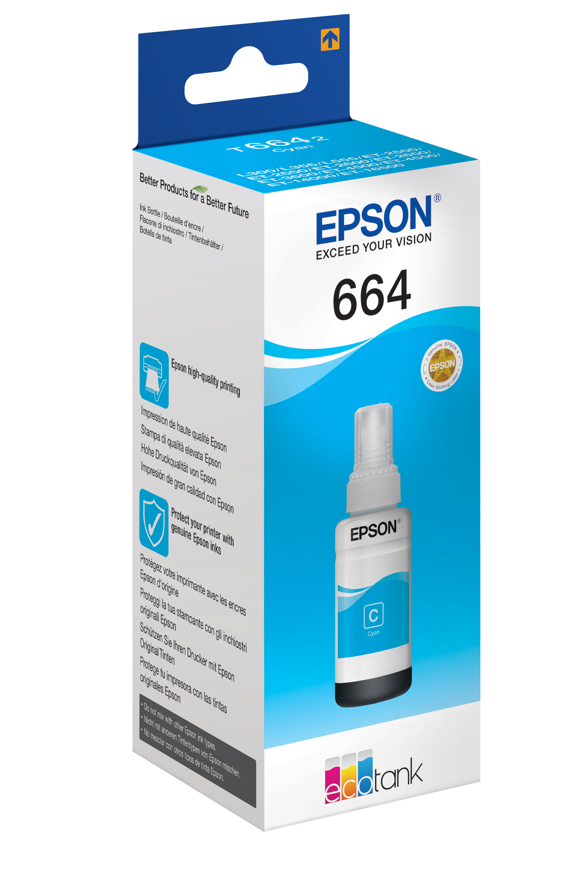 Genuine Original Epson EcoTank Multipack 664 ink ET-2600, ET-2650-VAT  INCLUDED