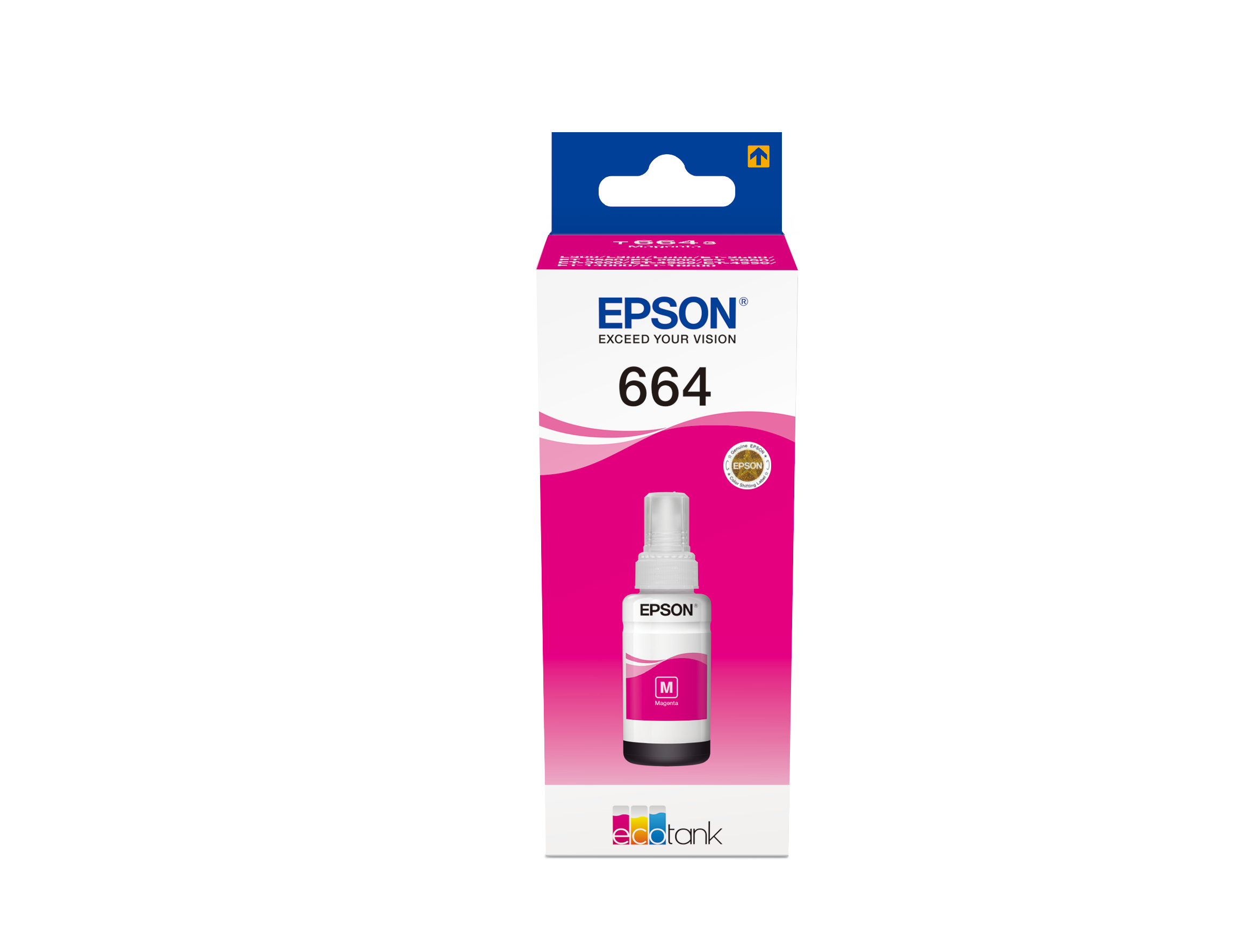 664 EcoTank Magenta Ink Bottle