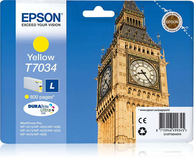 Ink Cartridge L Yellow 0.8k