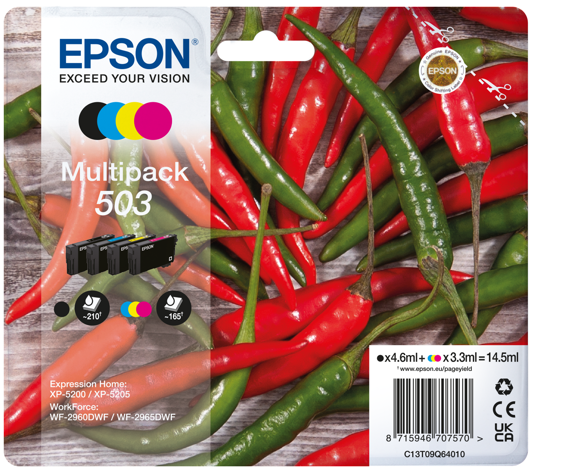 Multipack 4-colours 503 Ink