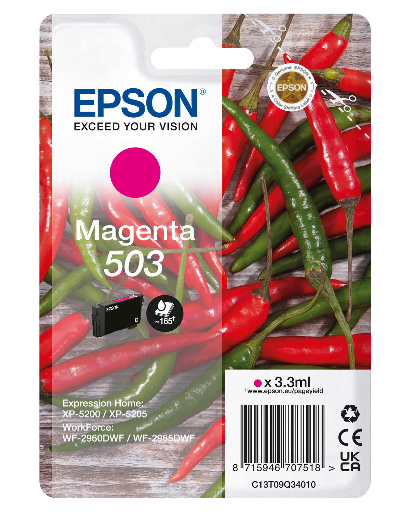 Singlepack Magenta 503 Ink