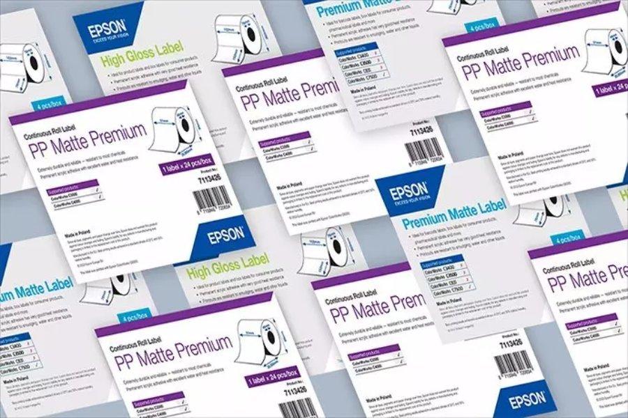 Labels for various media to be used with Colorworks label printers.