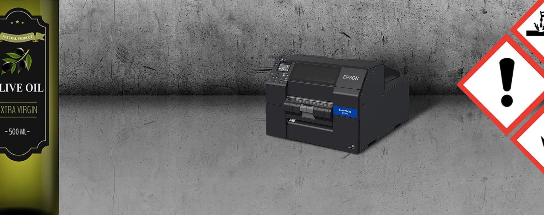 Epson colorworks C4000e, imprimante etiquette couleur professionnelle