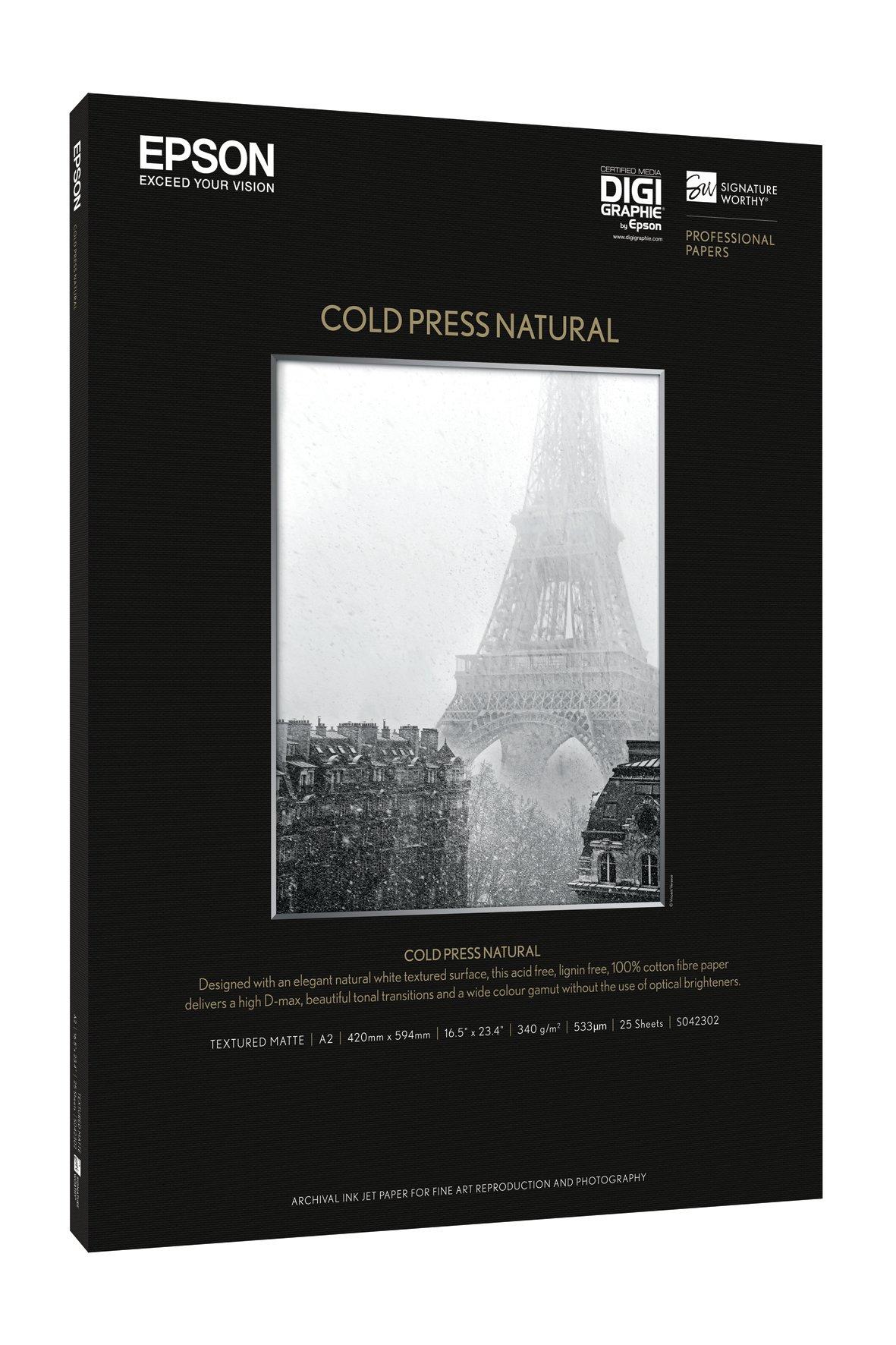Cold Press Natural, DIN A2, 25 Sheets