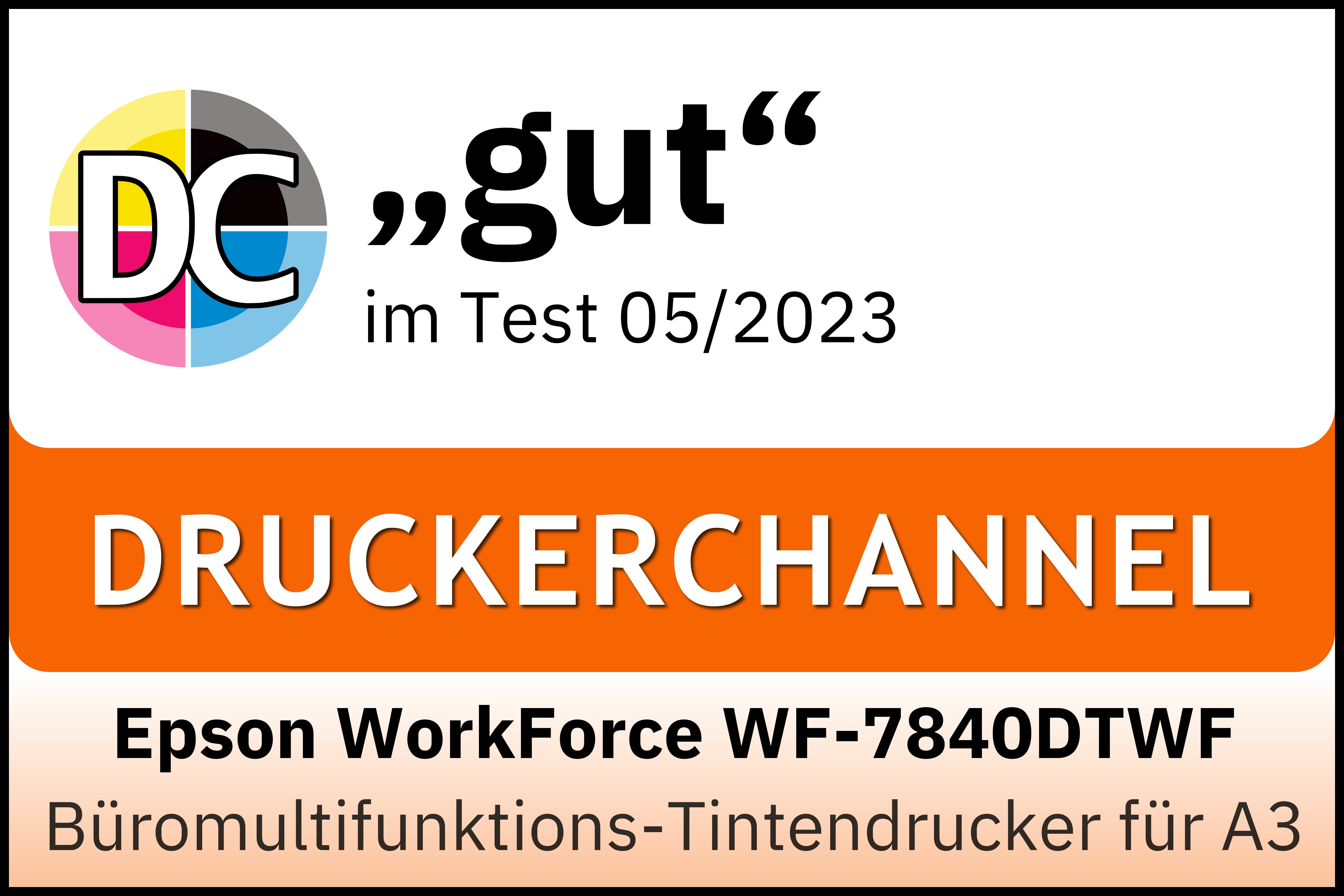 | Deutschland Produkte | Epson WorkForce | MicroBusiness Tintenstrahldrucker Drucker | | WF-7840DTWF