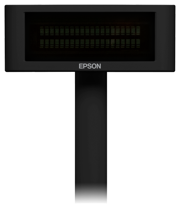 Epson DM-D110 (133): Cust Dsp for TM-T88V-DT,Str Pole,USB,Black