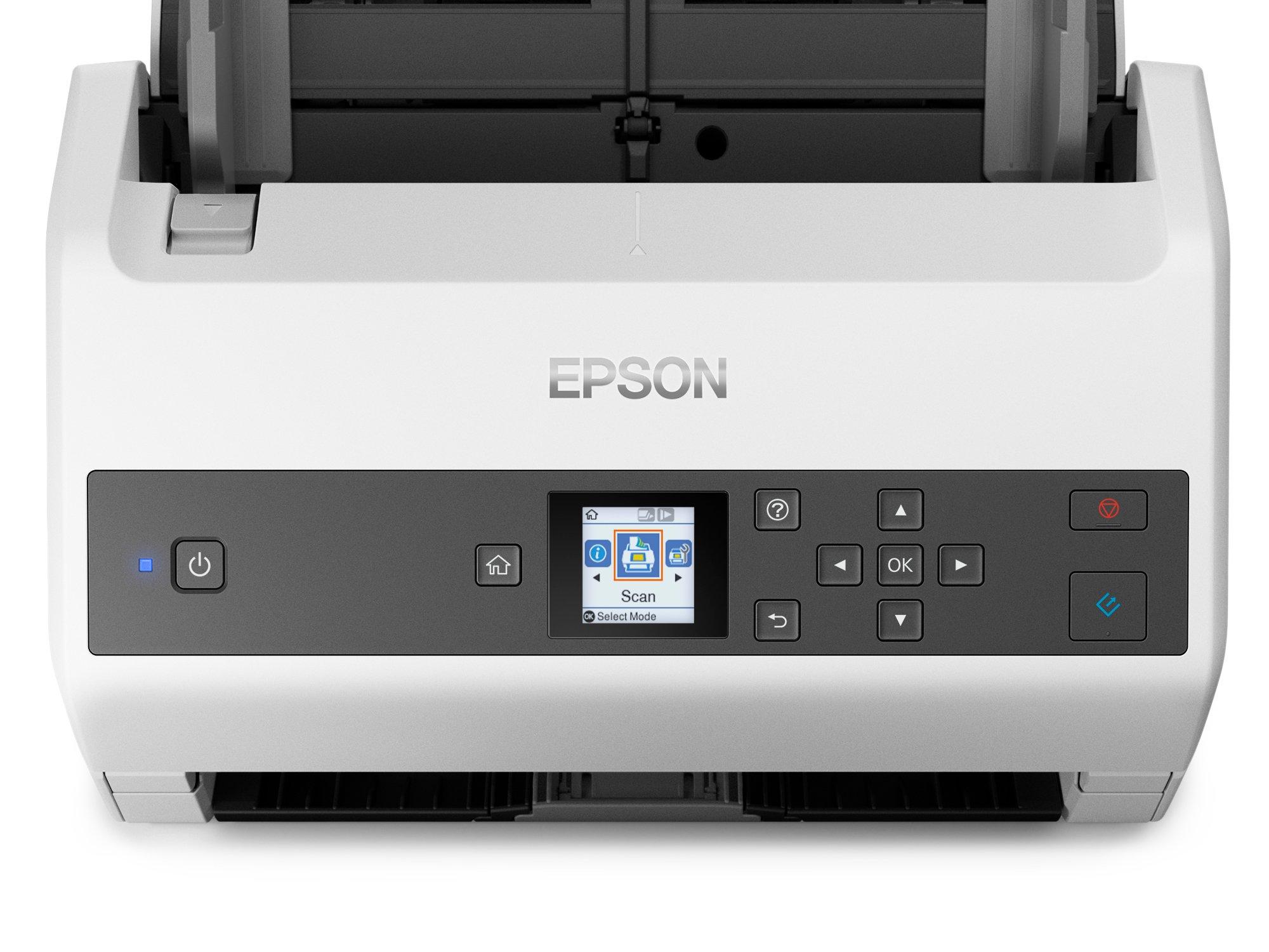 B11B250502, Epson WorkForce DS-870 A4 Duplex Sheet-fed Document Scanner, Scanners