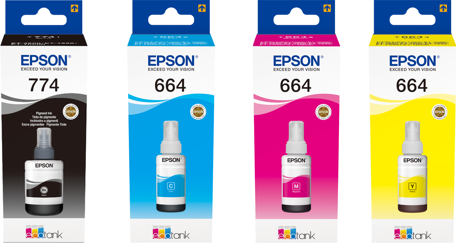 774 EcoTank Ink Series (774 flacone di inchiostro nero Inks)