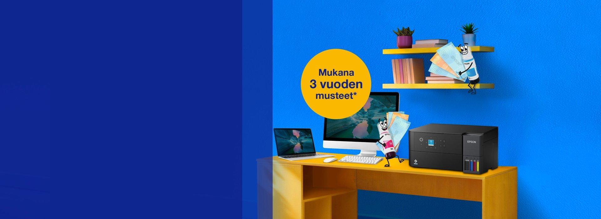 Mukana 3 vuoden musteet*