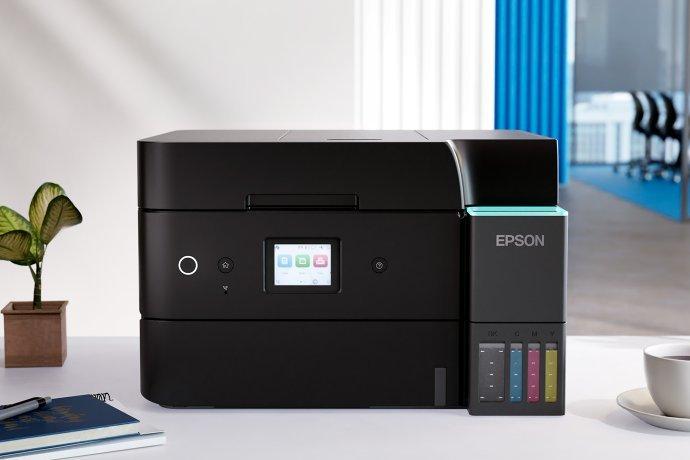Black EcoTank printer.