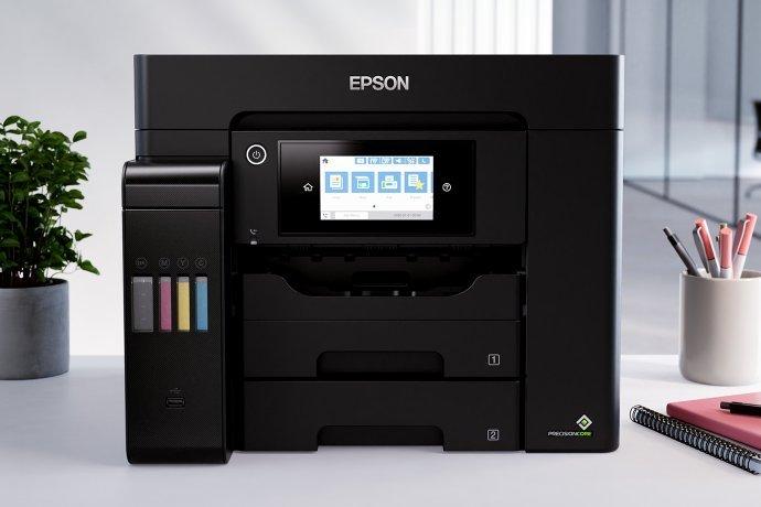 Black EcoTank printer.