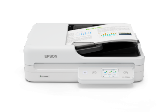 An Epson flatbed scanner.