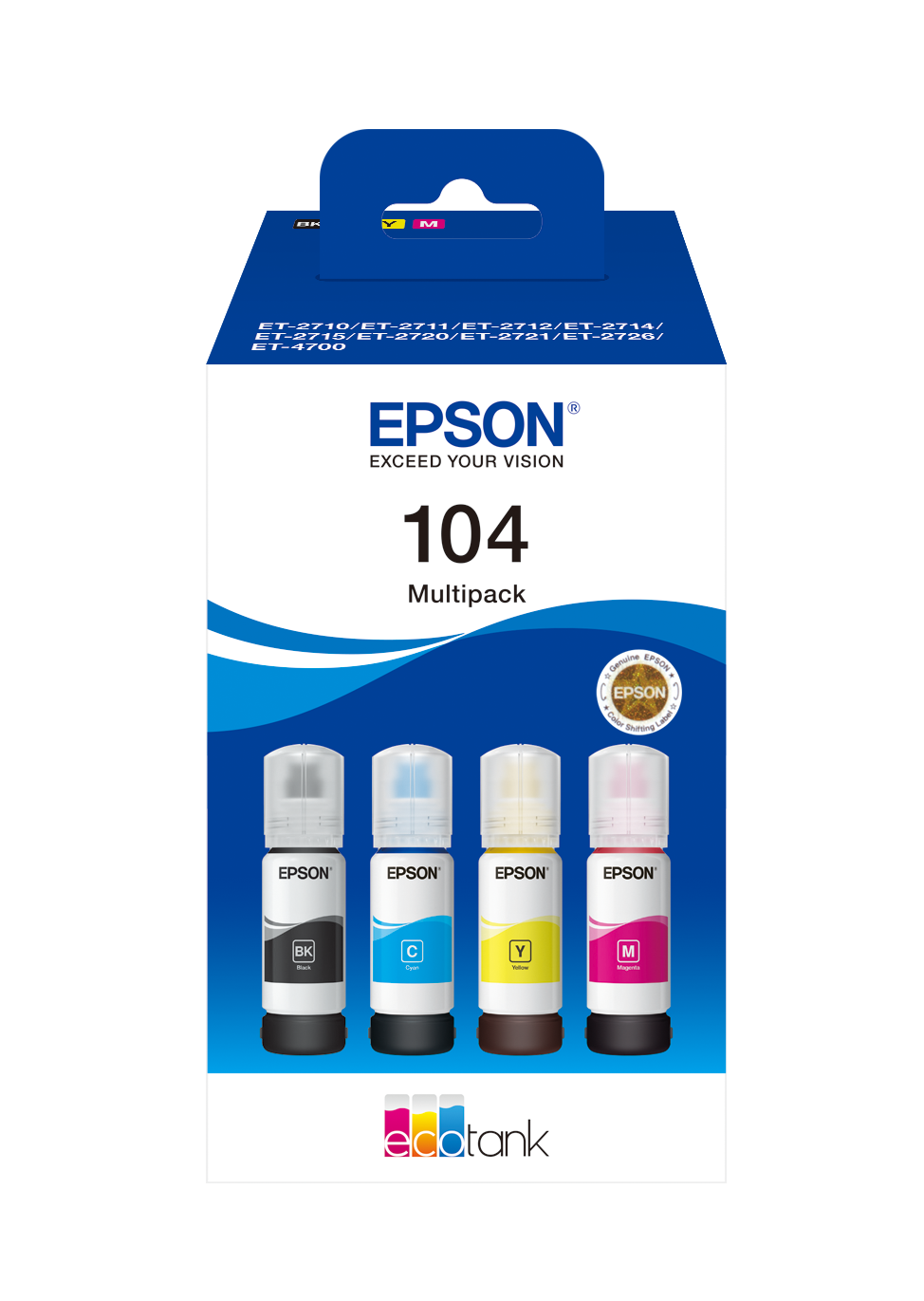 104 Sublimation Ink For Epson EcoTank ET2814 ET2815 ET2820 (LOT) non-oem