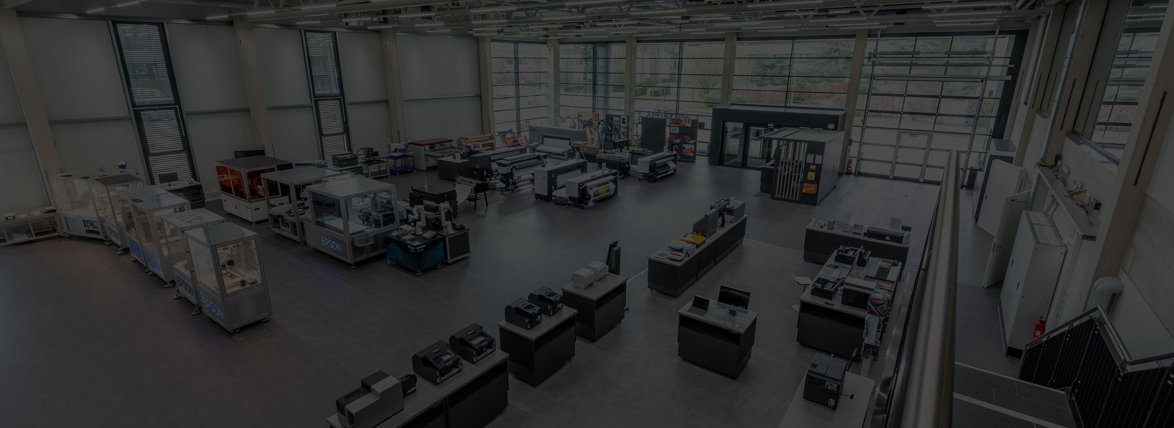 Book a demo at the Epson Industrial Solutions Center+