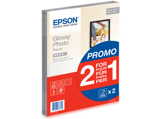 Glossy Photo Paper - (2 for 1), DIN A4, 225g/m2, 40 Sheets, Paper and  Media, Ink & Paper, Products