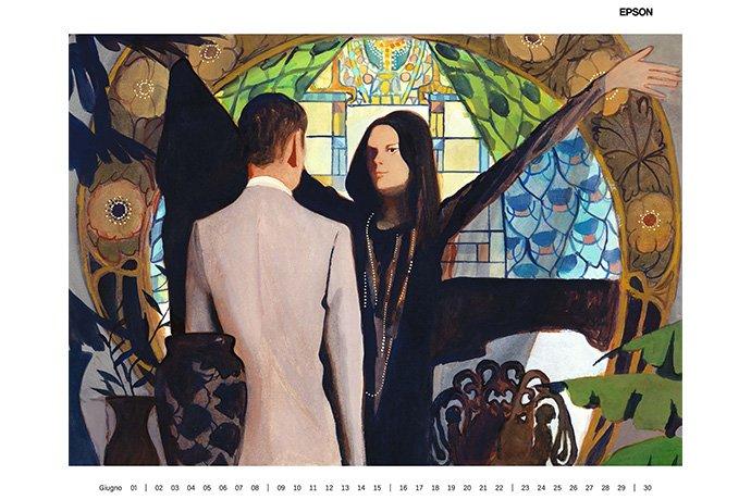 Giugno calendario Manuele Fior Epson 2025