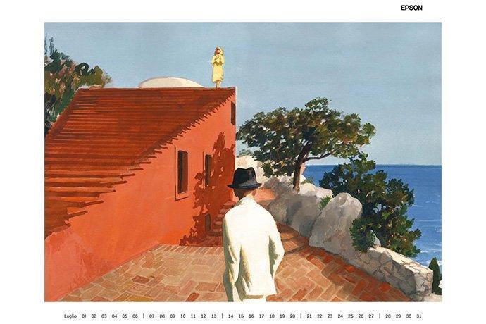 Luglio calendario Manuele Fior Epson 2025