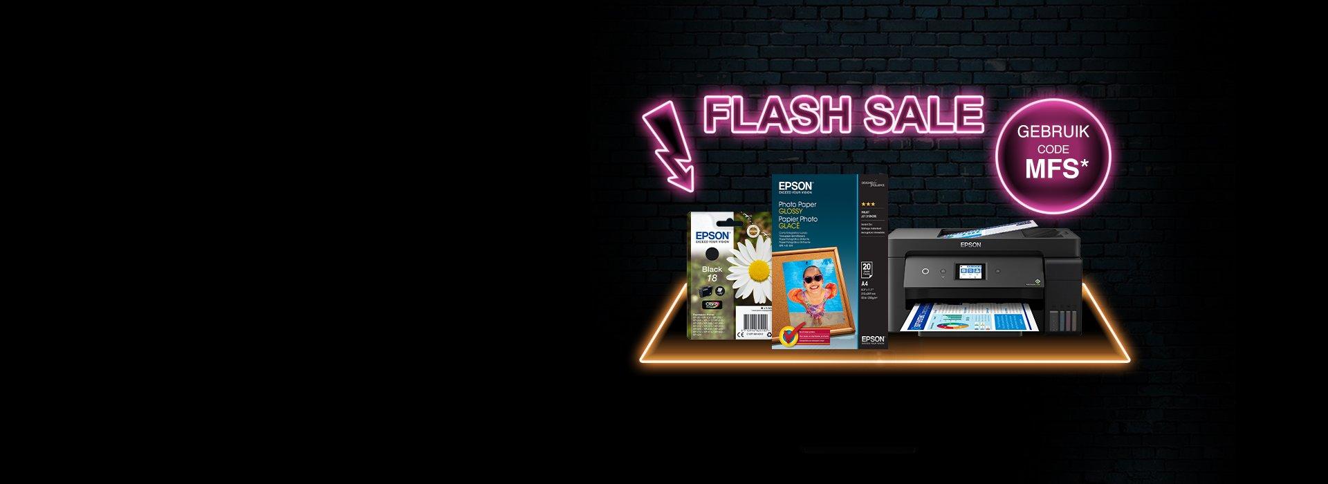 An array of products for the promotion