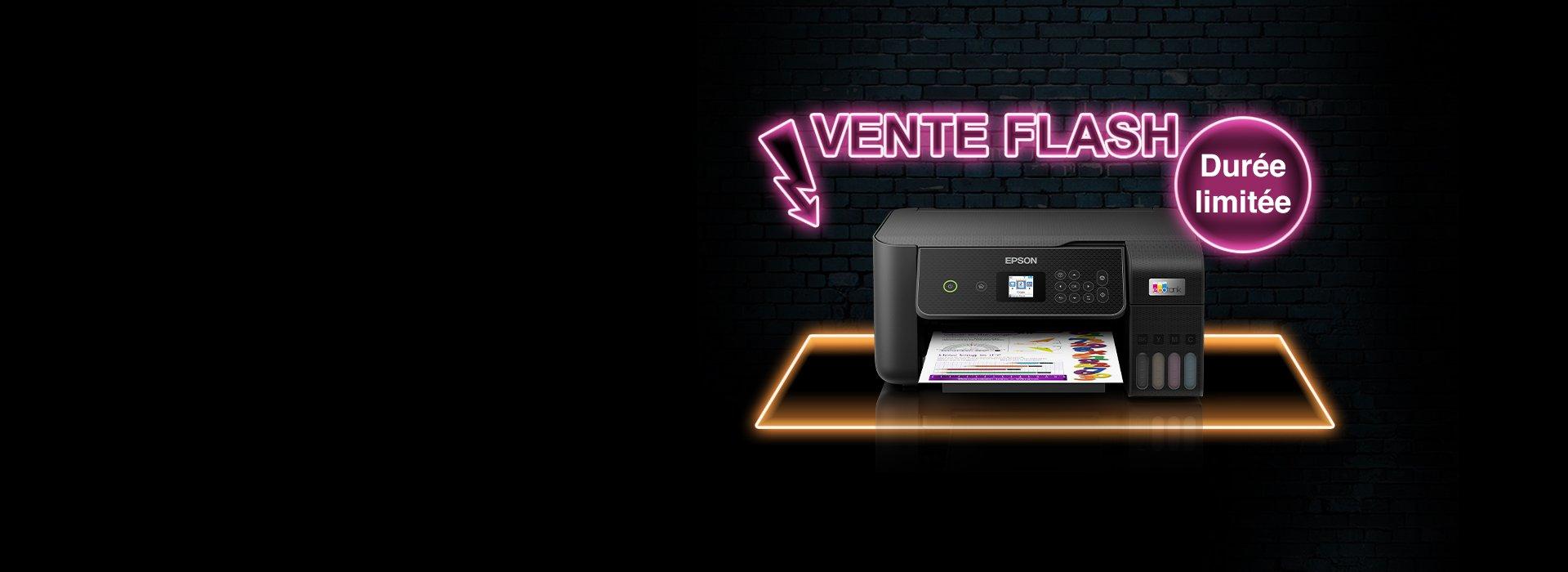 May Flash Sale image with a Printer on it.