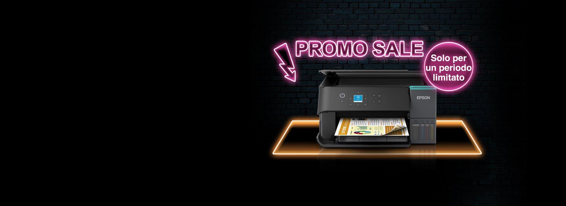 May Flash Sale image with a Printer on it.