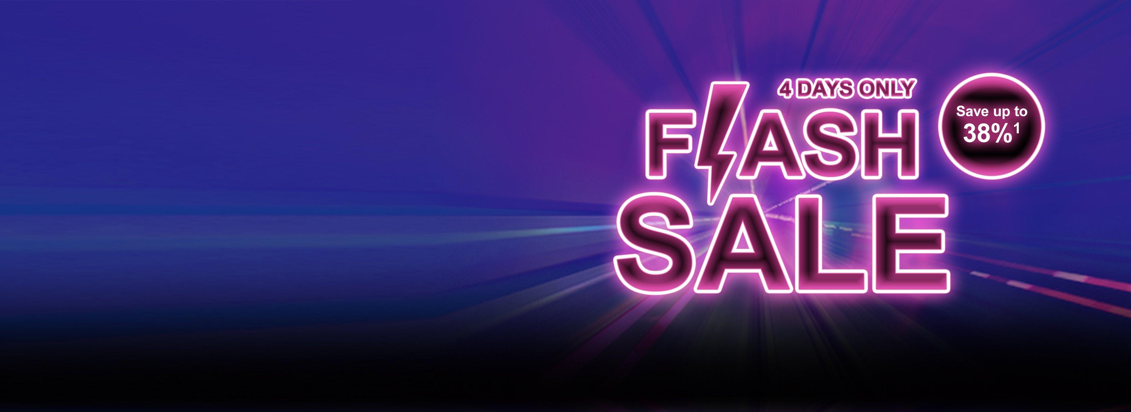 June Flash Sale Promotion image with Signs