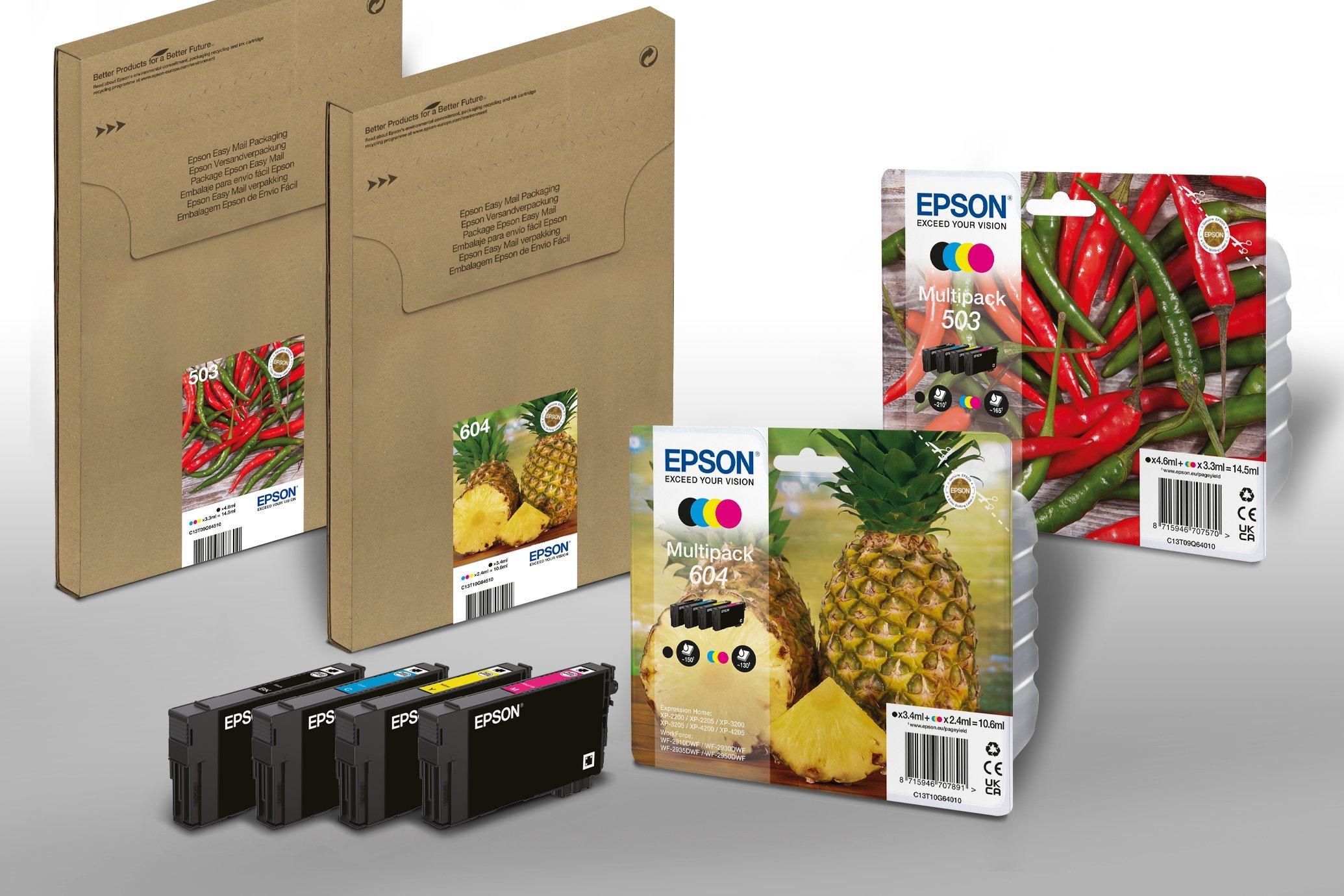 A range of Epson ink products
