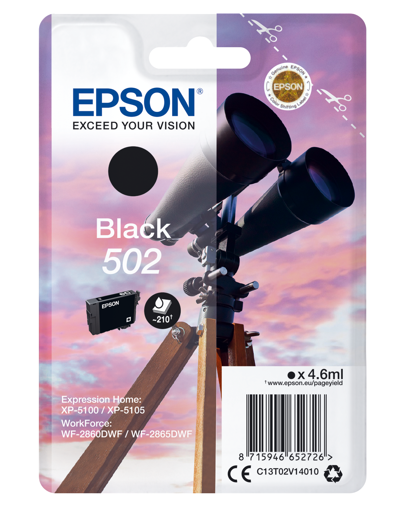 Epson 502 Fernglas-Tinten