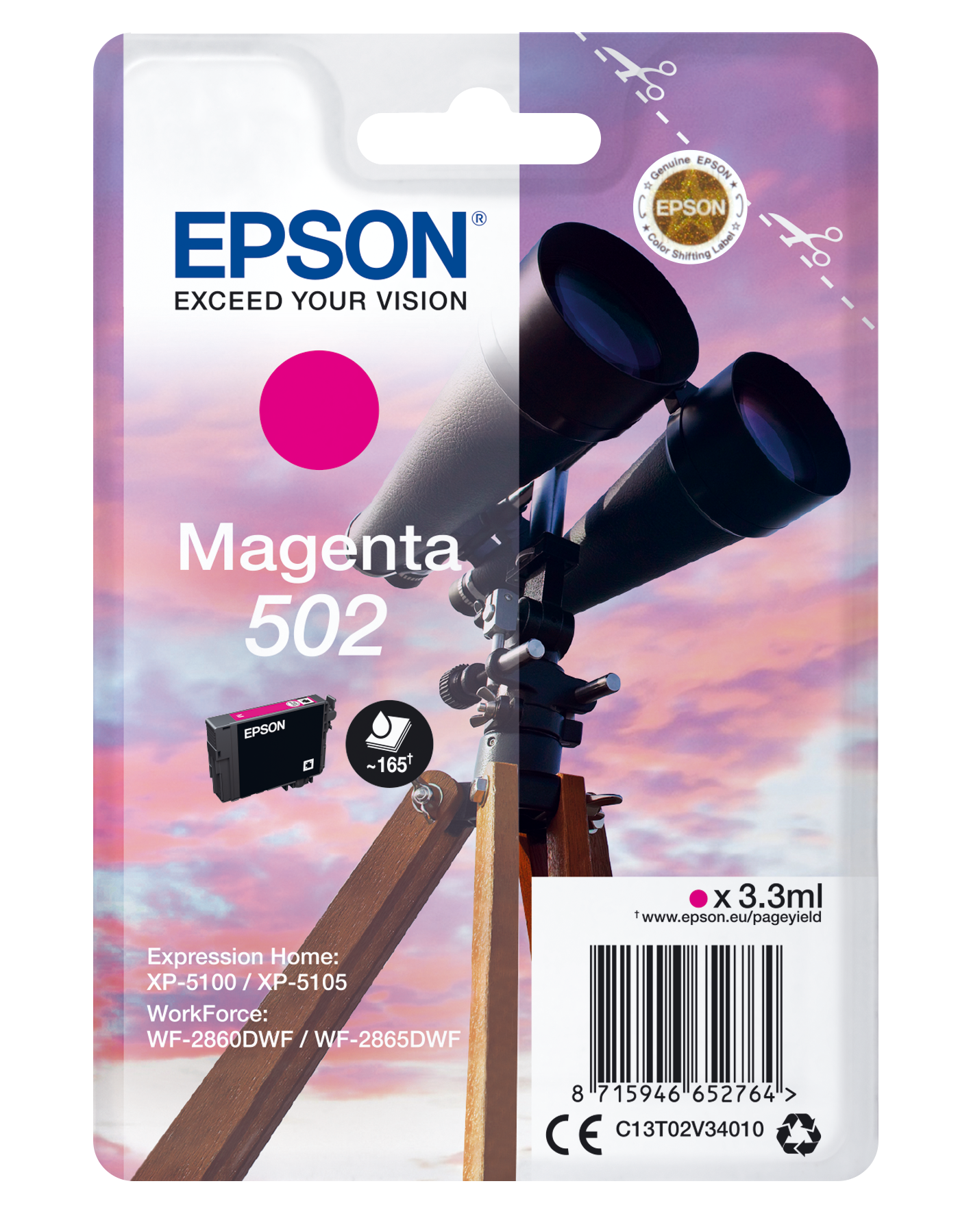 Epson 502 Fernglas-Tinten