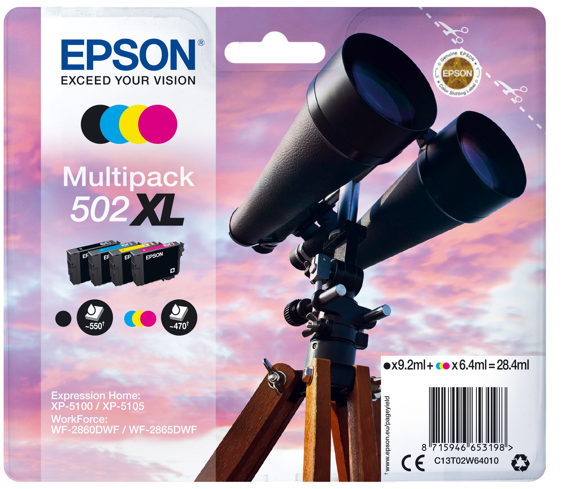Epson 502 Fernglas-Tinten