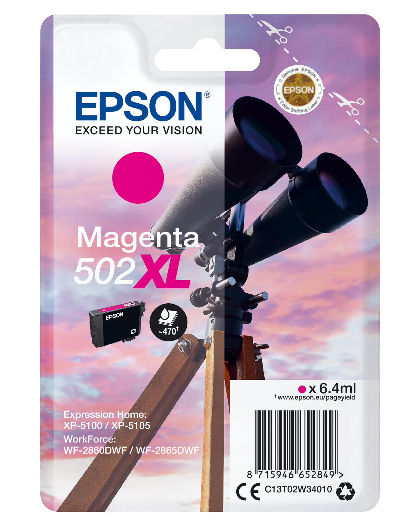 Epson 502 Fernglas-Tinten