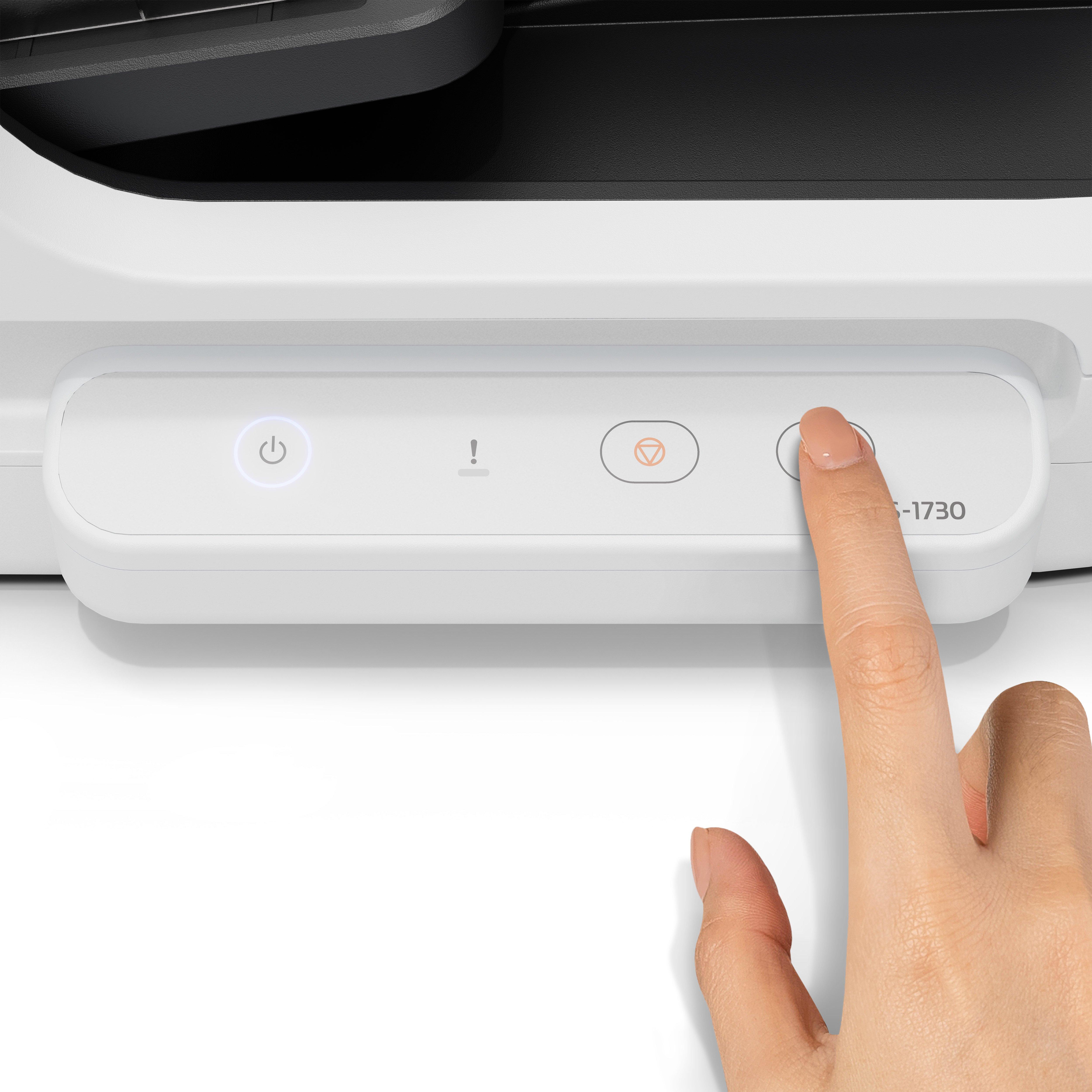 WorkForce DS-1730 compact flatbed scanner for small businesses and