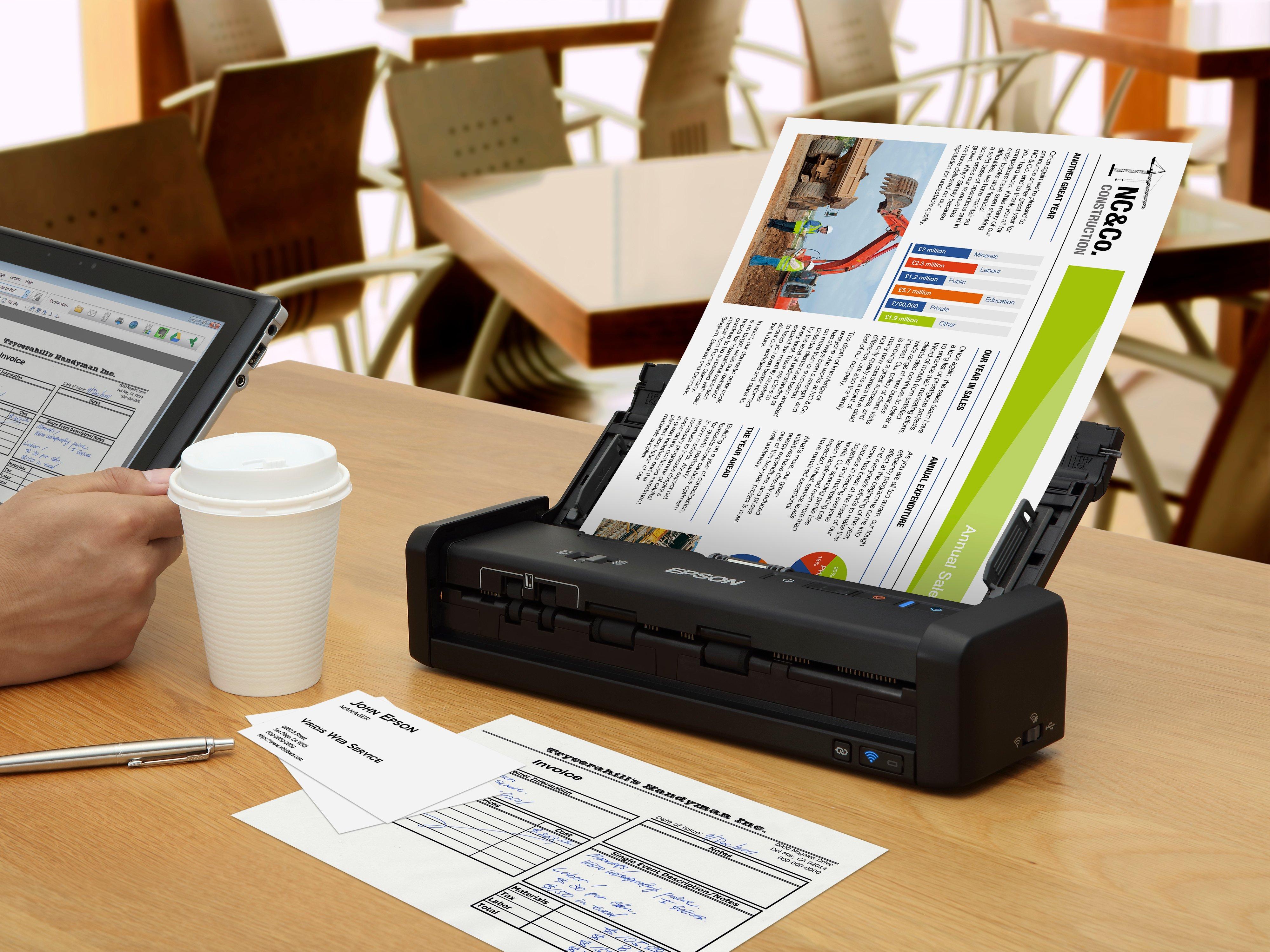 WorkForce DS-360W | Business Scanner | Scanners | Products | Epson