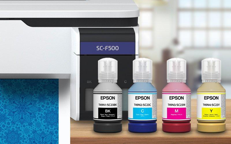 EPSON SC-F500 + TINTA + BOBINA PAPEL