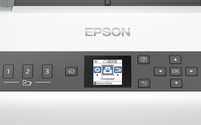 Escáner Epson Ds-730n De Mesa Adf Doble Cara Red Y Usb 2.0 Color Blanco