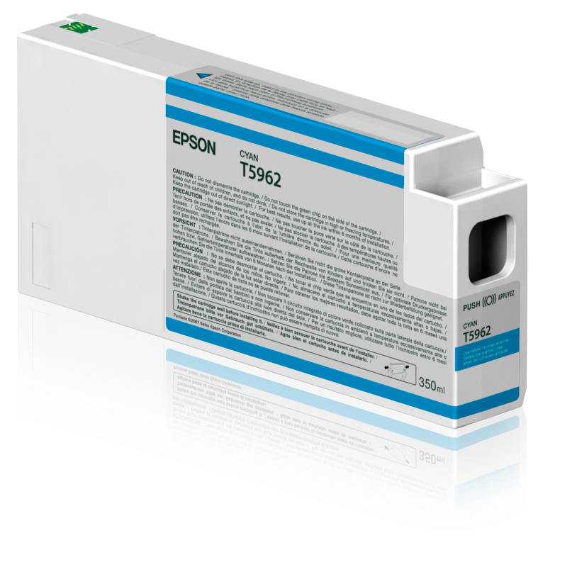 Singlepack Cyan T596200 UltraChrome HDR 350 ml