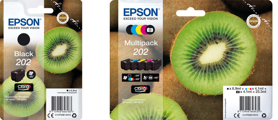 202 Claria Premium Ink Series (Kiwi Inks)