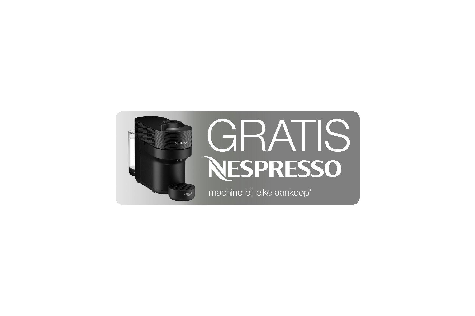 GRATIS NESPRESSO machine bij elke aankoop*