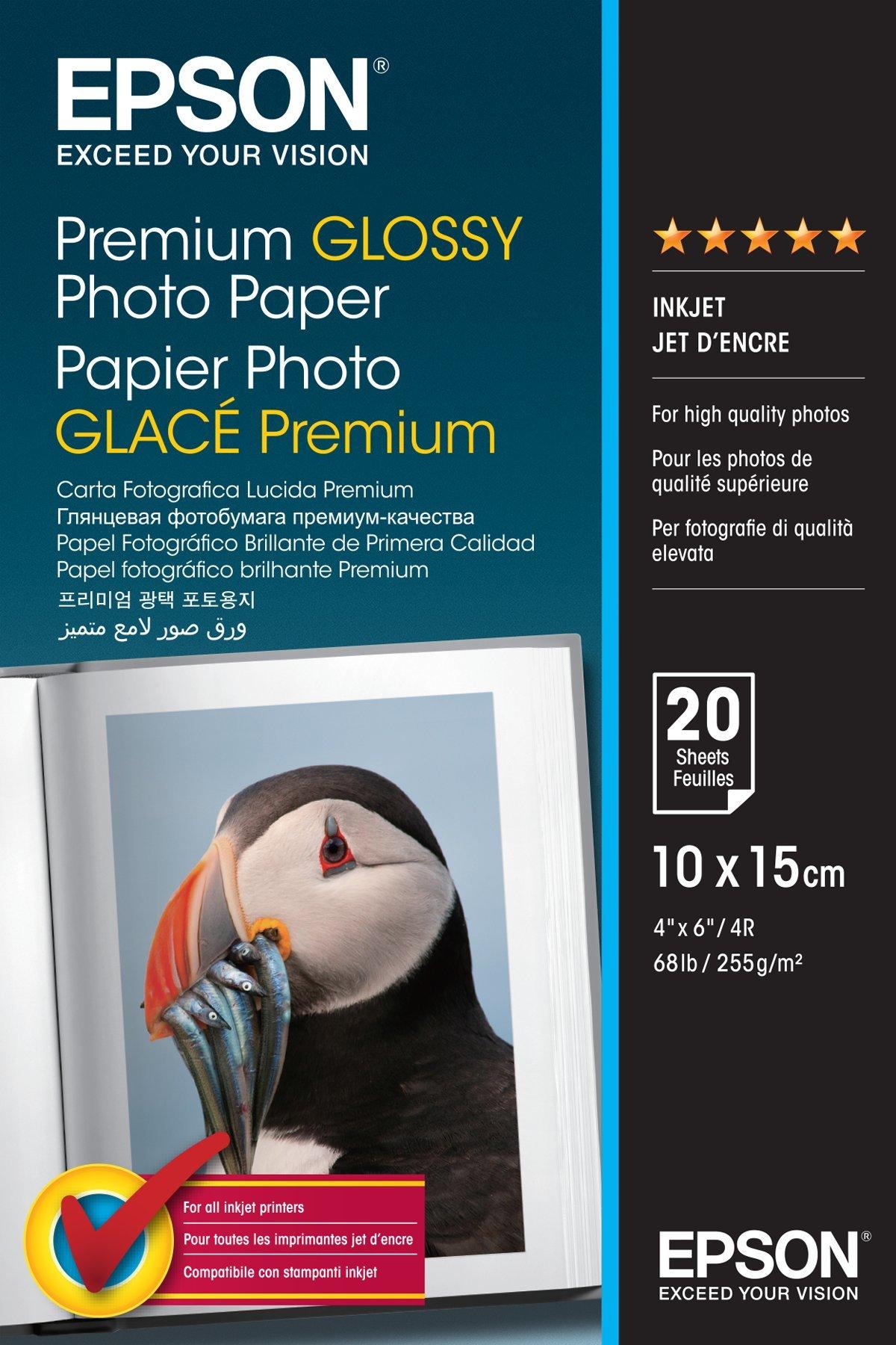 Premium Glossy Photo Paper - 10x15cm - 20 Fogli, Carte e Supporti, Inchiostri & Carta, Prodotti