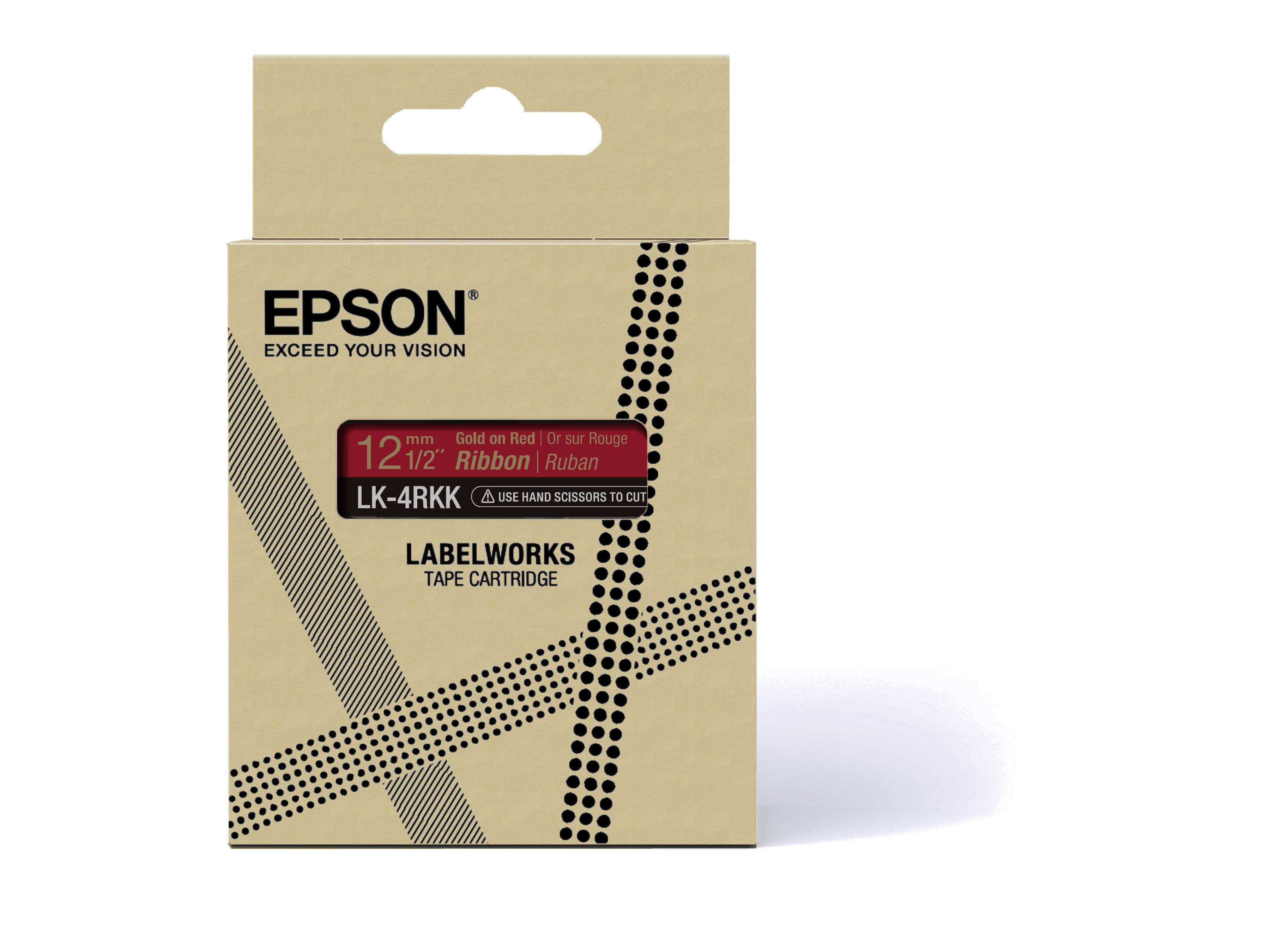 Epson LabelWorks LK-4TWN - bande d'étiquettes - 1 cassette(s) - Rouleau  (1,2 cm x 2,9 m) (C53S654013)