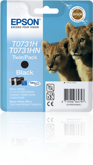T0731H Black Ink Cartridge High Capacity