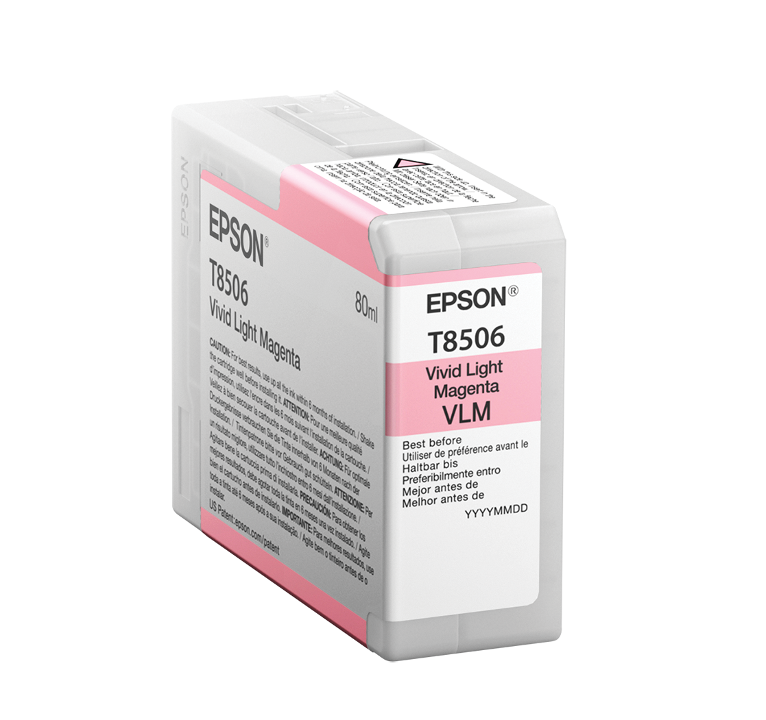 Singlepack Vivid Light Magenta T85060N UltraChrome HD ink 80ml ...