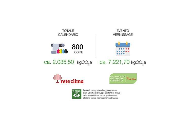 Un calendario ad emissioni CO2 compensate