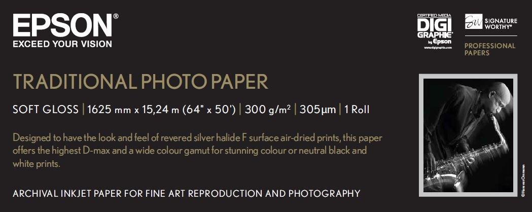 Traditional Photo Paper, 64"x 15m