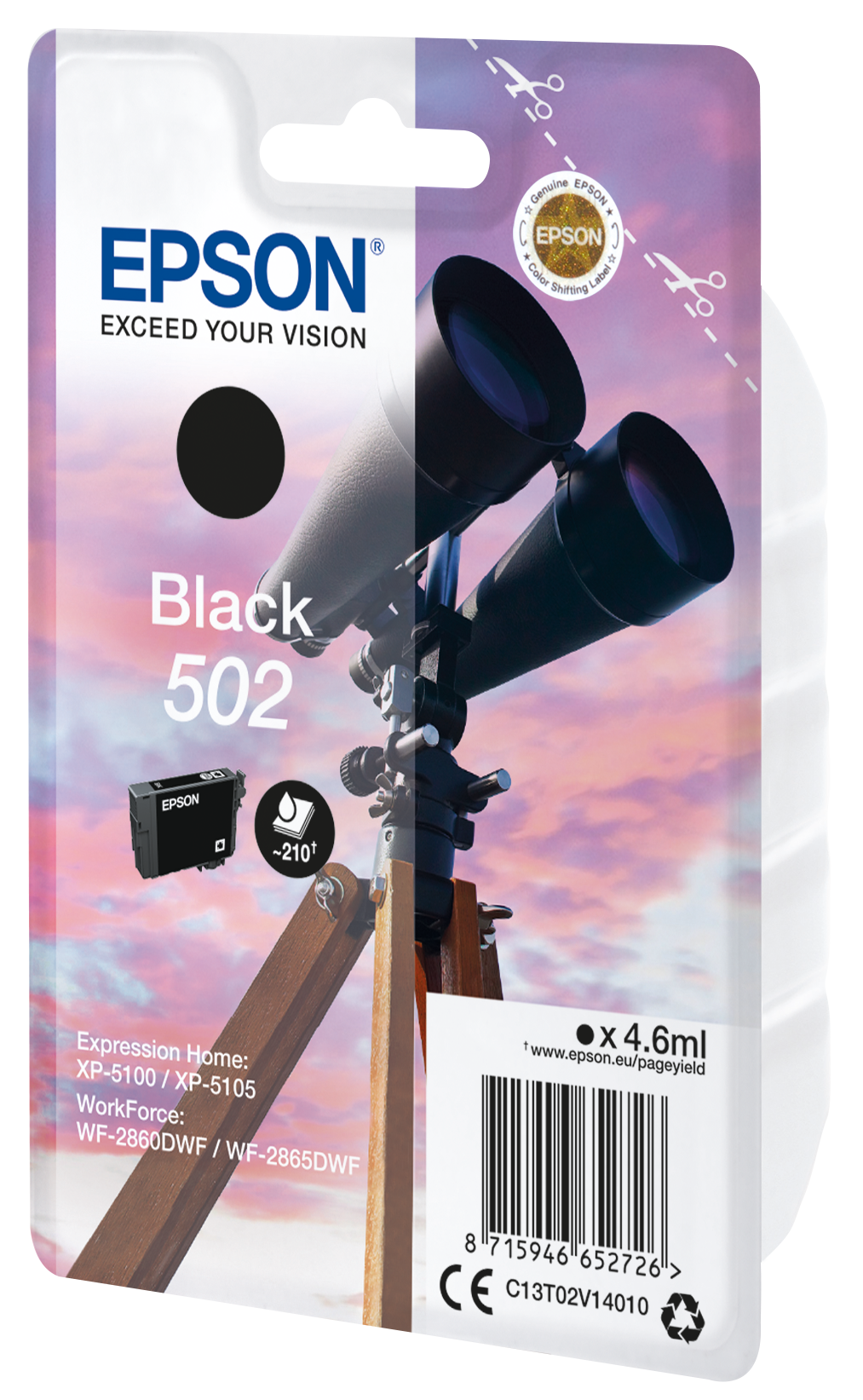 Hicorch Cartouche d'encre 5 - Epson 502 compatible Espon…