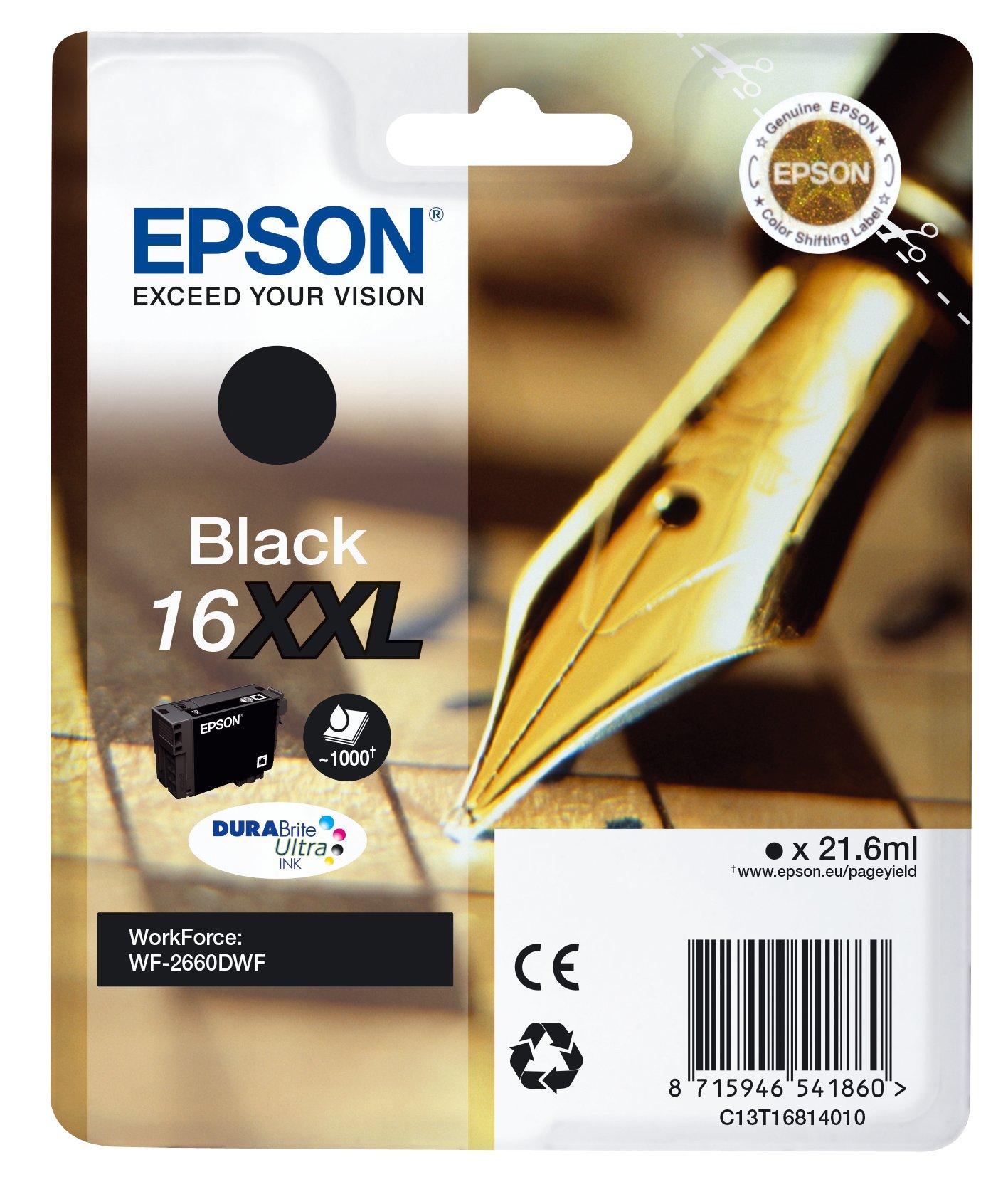 Singlepack Black 16XXL DURABrite Ultra Ink