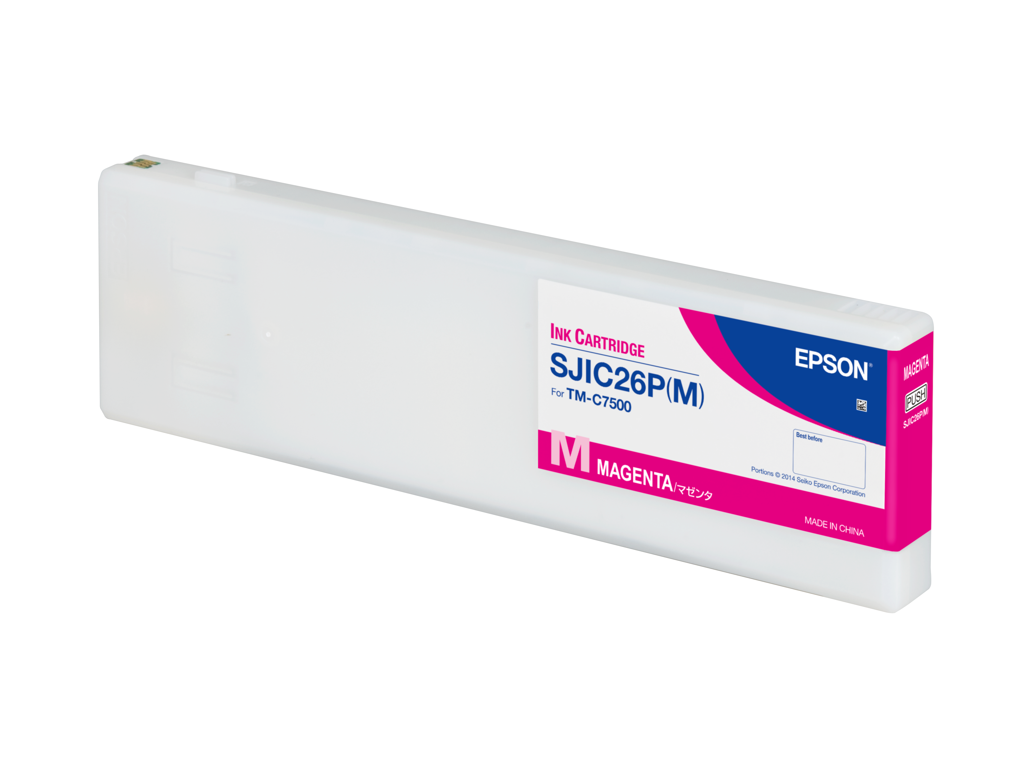 SJIC26P(M): Ink cartridge for ColorWorks C7500 (Magenta