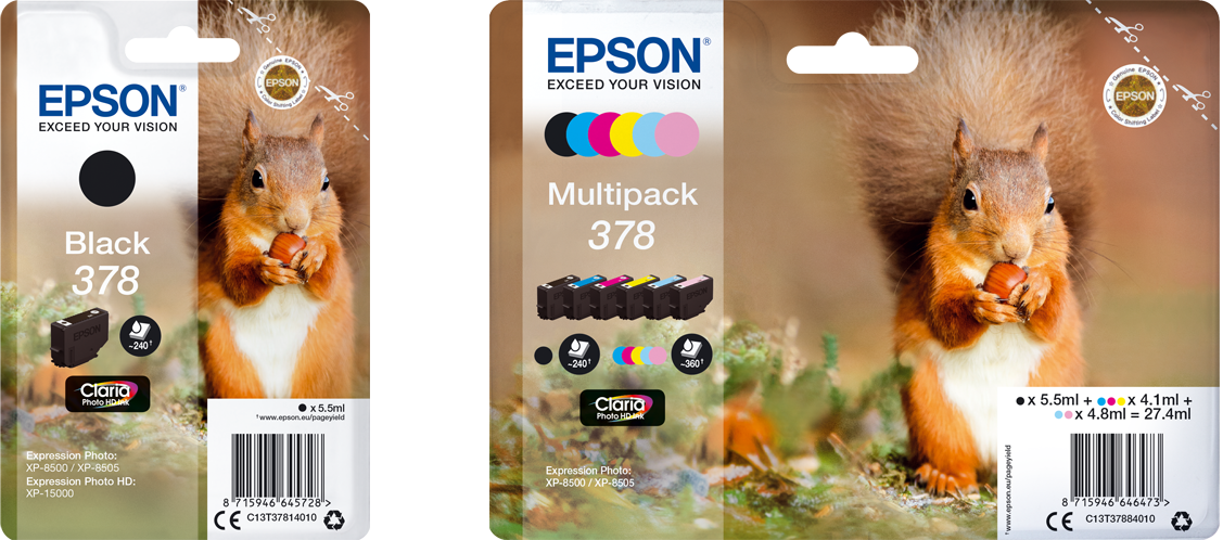 378 Claria Photo HD Ink Series (Veverica Inks)